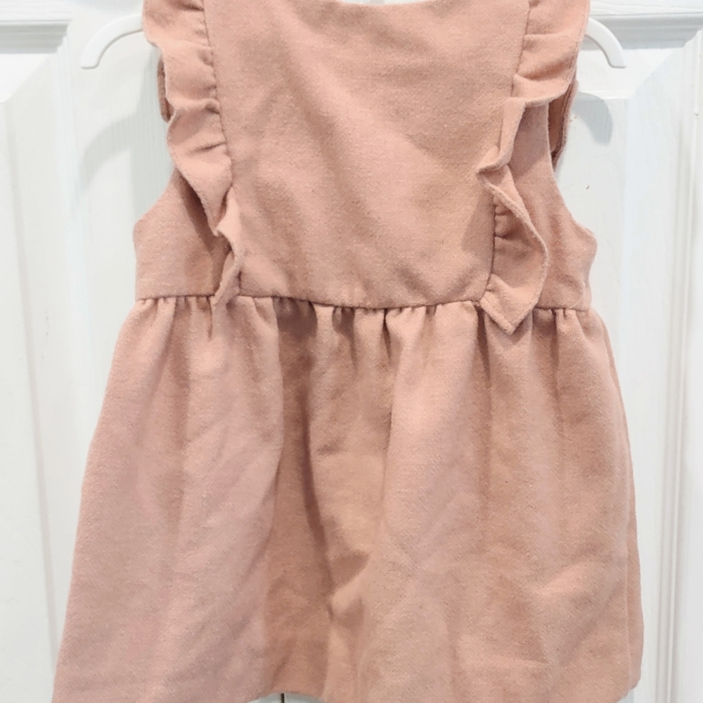 Zara Ruffle Button Pinafore Dress - Picture 4 of 4